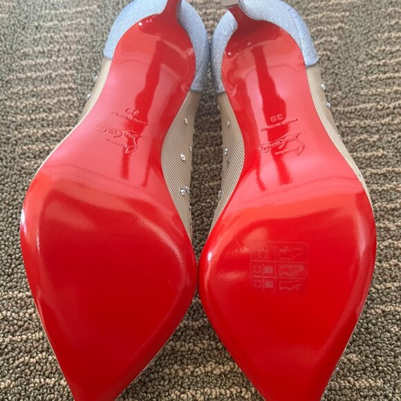 Christian Louboutin Follies Strass 100 Pump - Picture 4 of 6